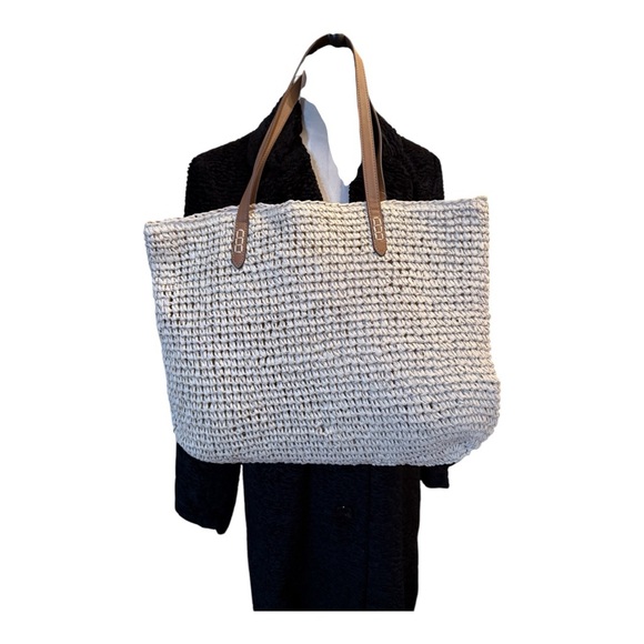 Style & Co Straw Tote Bag NWT - Picture 2 of 4